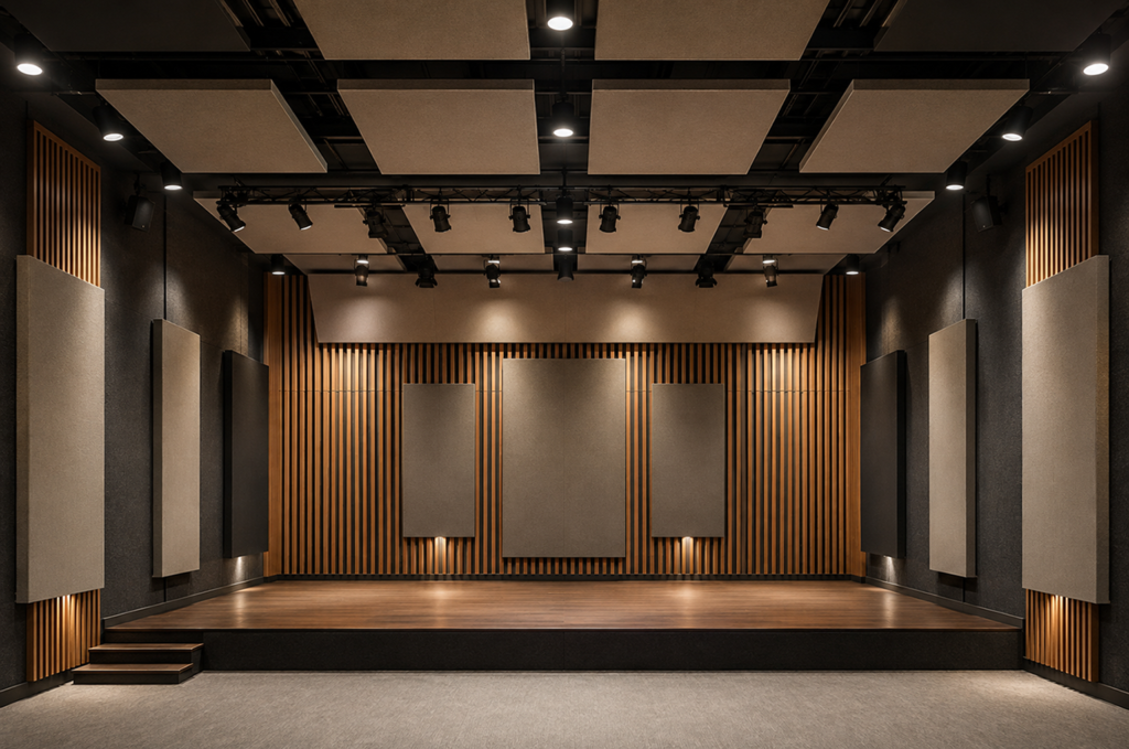 stage acoustic treatment