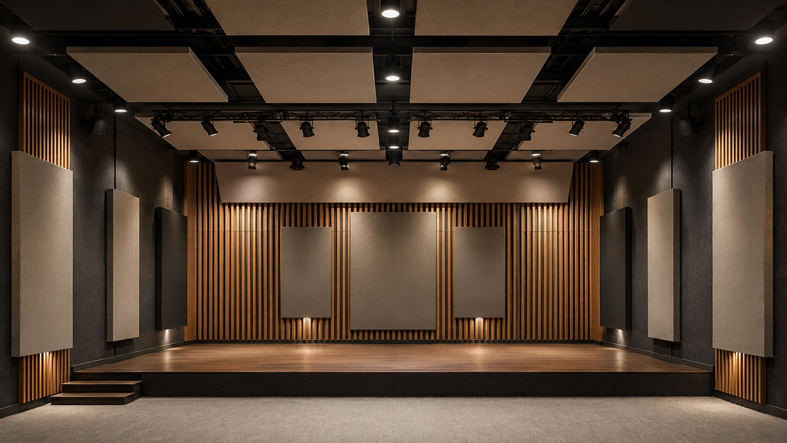 stage acoustic treatment
