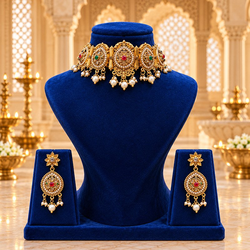 Rajnandini heritage jewellery set