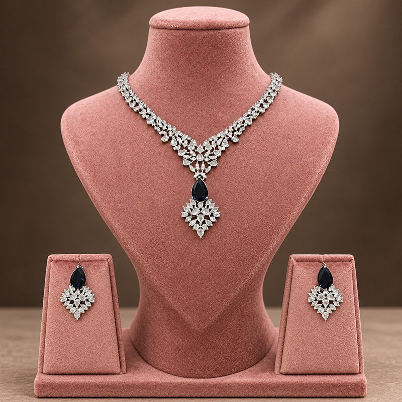 Lilac magesty ad jewellery set