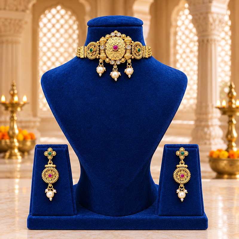 Ratnavali heritage jewellery set